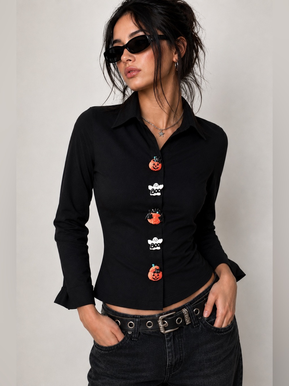 Y2K Vintage Halloween Button Covers